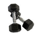 Набор гексагональных гантелей 10 пар от 1 до 10 кг VictoryFit