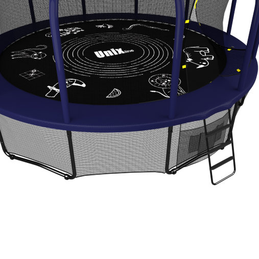 Батут пружинный с защитной сеткой UNIX line SUPREME GAME 10ft Батут пружинный с защитной сеткой UNIX line SUPREME GAME 10ft