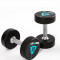 Гантели в уретане LIVEPRO Premium Urethane Dumbbells 6 кг, черный/синий