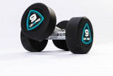 Гантели в уретане LIVEPRO Studio Dumbbells 1 кг, черный/синий