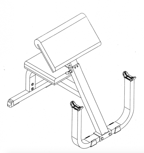 Скамья Скотта Body-Solid GPCB329 с регулируемой по высоте партой
