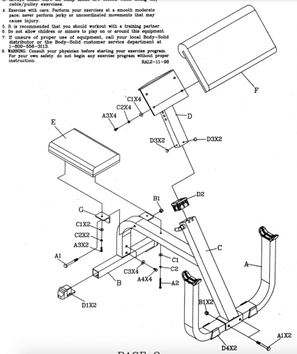 Скамья Скотта Body-Solid GPCB329 с регулируемой по высоте партой