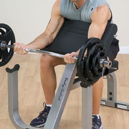 Скамья Скотта Body-Solid GPCB329 с регулируемой по высоте партой