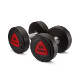 ZIVA Гантель 34 кг серии ZVO резиновое покрытие красная вставка ZIVA Гантель 34 кг серии ZVO резиновое покрытие красная вставка