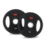 Диск олимпийский обрезиненный с двумя хватами 5 кг REBEL