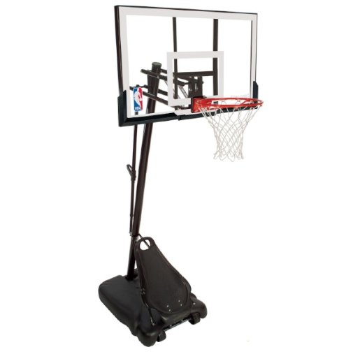Мобильная баскетбольная стойка Spalding Gold 54" Rectangle Acrylic Мобильная баскетбольная стойка Spalding Gold 54" Rectangle Acrylic