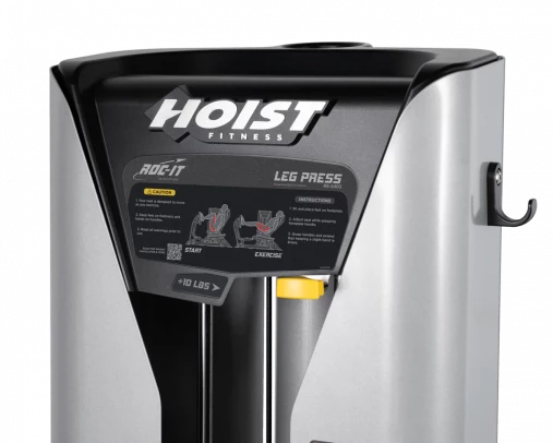 Жим ногами блочный HOIST ROC-IT RS-2403 (черная рама, черная обивка)