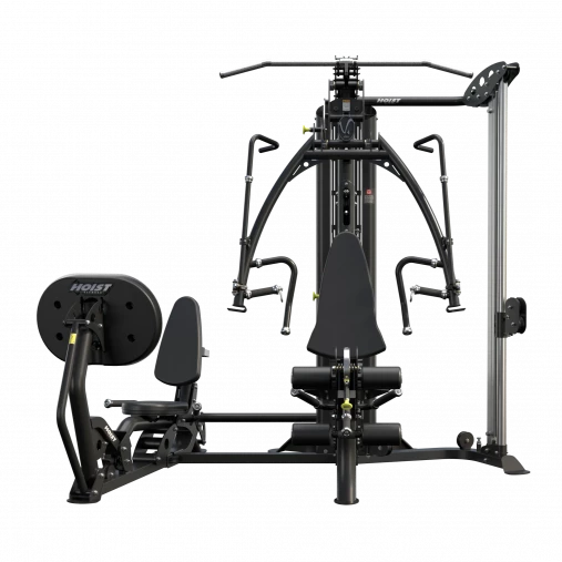 Силовой комплекс для дома HOIST HV-4-ELITE мультистанция со стеком 91кг (рама: черная / обивка: черная)