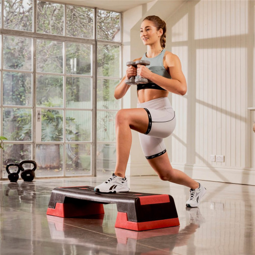 Степ-платформа Reebok step (синий/белый) RAP-11150TL Степ-платформа Reebok step (синий/белый) RAP-11150TL