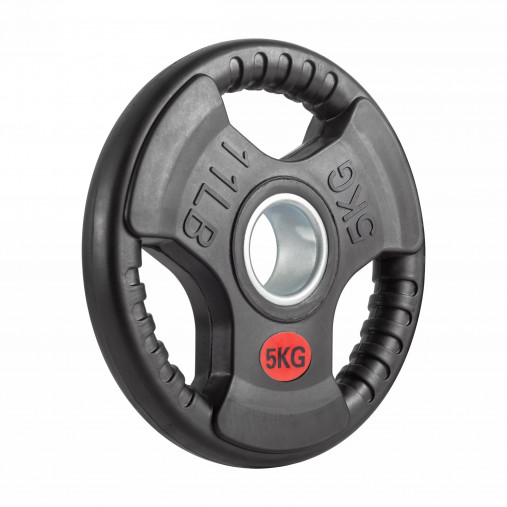 Диск олимпийский 51 мм. обрезиненный 5 кг. VictoryFit