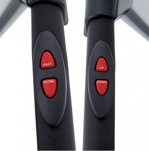 Горячие клавиши регулировки скорости и угла наклона полотна 