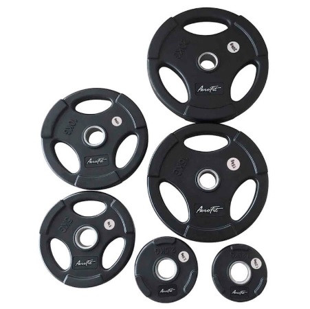 Олимпийский обрезиненный диск AeroFit AFPLB 1,25 кг, черный матовый Олимпийский обрезиненный диск AeroFit AFPLB 1,25 кг, черный матовый