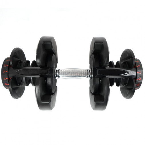 Пара гантелей с регулировкой веса Liveup LS2315 (5-40 кг) на подставке