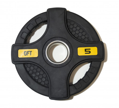 Штанга олимпийская наборная 180 кг OFT (диски 50 мм с двумя хватами (2hgp), усил. гриф олимп. хром. 220 см) Штанга олимпийская наборная 180 кг OFT (диски 50 мм с двумя хватами (2hgp), усил. гриф олимп. хром. 220 см)