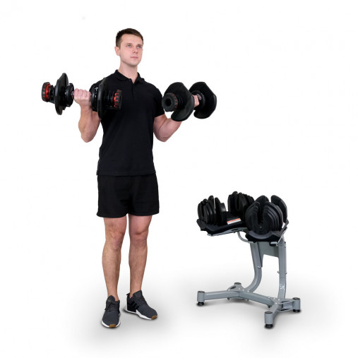 Гантель с регулировкой веса Liveup LS2315 (5-40 кг)