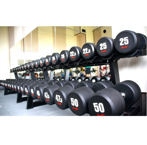 Набор обрезиненных гантелей AFDB27.5-37.5 AeroFit Набор обрезиненных гантелей AFDB27.5-37.5 AeroFit