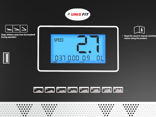 Беговая дорожка домашняя складная UnixFit MX-520R с ковриком