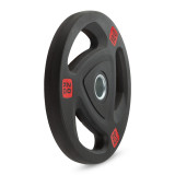 Диск 51 мм. полиуретановый с 3-мя хватами 20 кг VictoryFit олимпийский