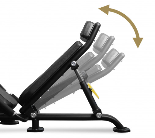 Жим ногами по углом 45 градусов BRONZE GYM PL-1717