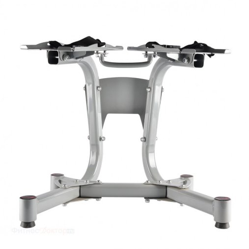 Пара регулируемых гантелей Original Fitness 24 кг на стойке Пара регулируемых гантелей Original Fitness 24 кг на стойке