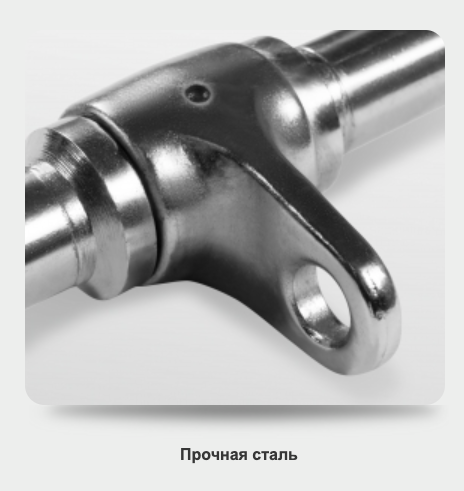 Гриф для тяги, изогнутый 97 см BRONZE GYM BGH22