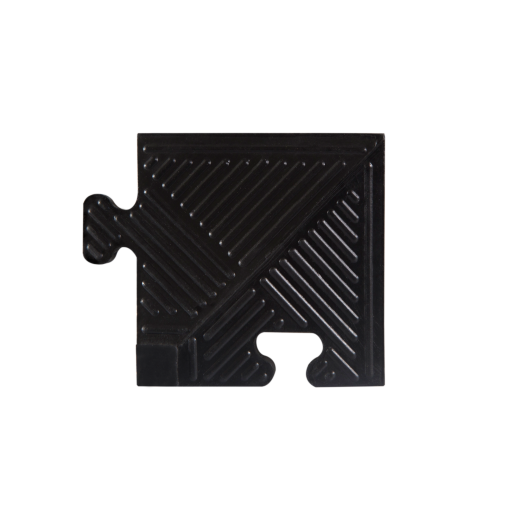 Уголок для черного резинового бордюра MB Barbell толщиной 12 мм Уголок для черного резинового бордюра MB Barbell толщиной 12 мм