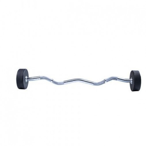 Фиксированная кривая штанга LIVEPRO Ez Curl Urethane Barbells 15 кг Фиксированная кривая штанга LIVEPRO Ez Curl Urethane Barbells 15 кг