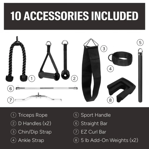 Блочная стойка для функционального тренинга INSPIRE FT1 (FT10B) черный (двойная регулируемая тяга)