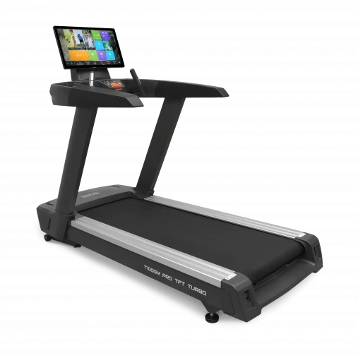 Беговая дорожка профессиональная BRONZE GYM T1000M PRO TFT TURBO (2025) с русификацией