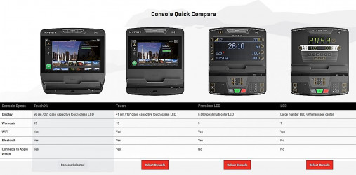 Лестница-эскалатор Matrix Endurance. Консоль Touch XL