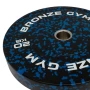 Диск бамперный BRONZE GYM камуфляж синий 20кг арт. BGBMC20