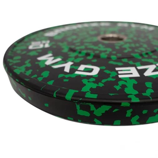 Диск бамперный BRONZE GYM камуфляж зеленый 10 кг арт. BGBMC10