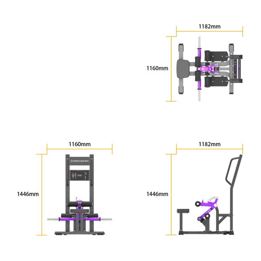 Тяга бедра стоя серии Peach Builder PB402
