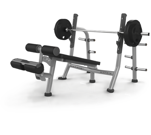 Скамья для жима с отрицательным наклоном Matrix Magnum A80 Скамья для жима с отрицательным наклоном Matrix Magnum A80