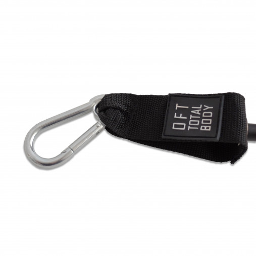 Эспандер из натурального латекса с карабинами сопротивление 50 lbs OFT Эспандер из натурального латекса с карабинами сопротивление 50 lbs OFT