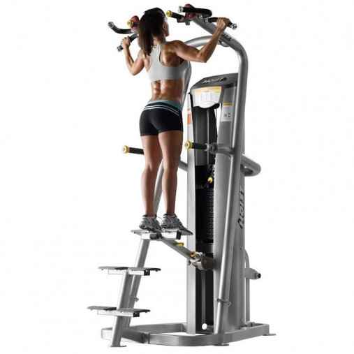 Подтягивание, отжимание с помощью, на прямых ногах. Гравитрон HOIST ROC-IT RS-1700 черный Подтягивание, отжимание с помощью, на прямых ногах. Гравитрон HOIST ROC-IT RS-1700 черный