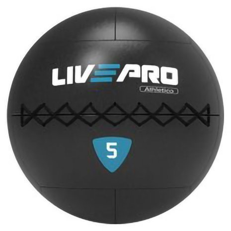 Медбол LIVEPRO Wall Ball PRO 7 кг, черный/синий