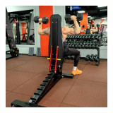 Скамья многофункциональная регулируемая Protrain PP187 (черно-красный)