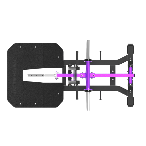 Тренажер приседание с поясом серии Peach Builder PB312 на свободных весах